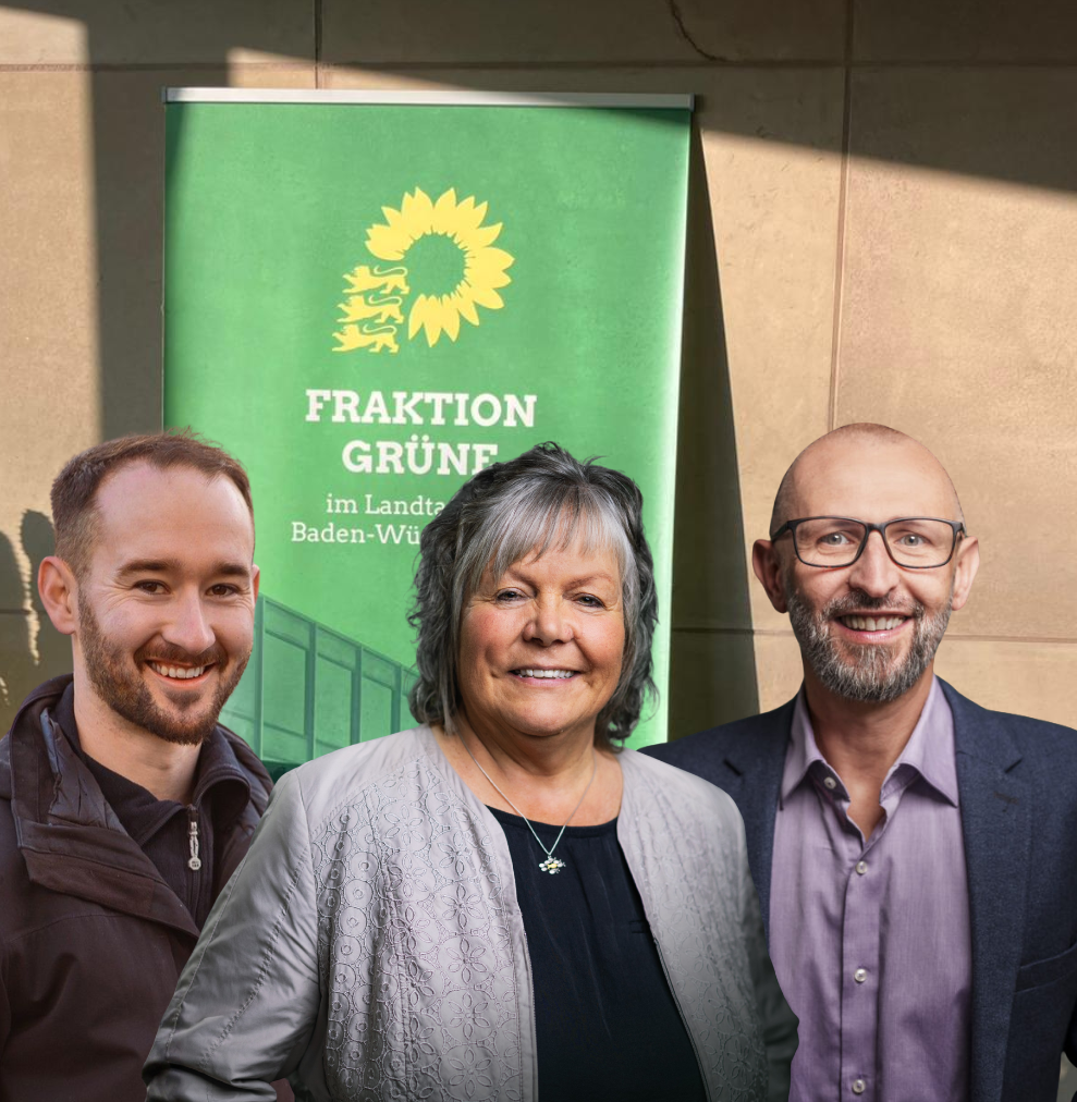 Aus der Praxis in den Landtag: Jens Metzger, Martina Braun und Artur Eichin vertreten jetzt die Grünen der Region im Landtag. (Für ein gemeinsames Foto blieb allerdings noch keine Zeit.)